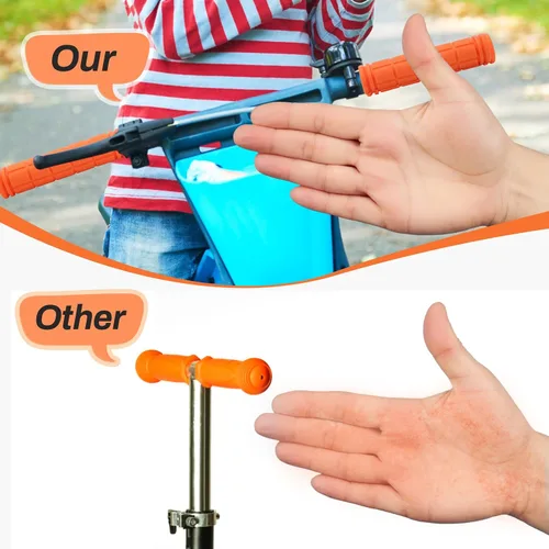 Miniatura 4 de Coolrunner Agarres de manillar de bicicleta, empuñaduras de bicicleta para niños y niñas, agarre de goma antideslizante para scooter Cruiser Seadoo