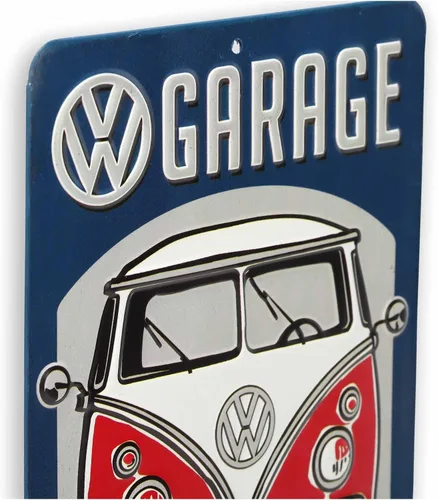 Miniatura 4 de Letrero de metal para reparación y servicio de garaje Volkswagen - Letrero vintage de Volkswagen para garaje o cueva de hombre