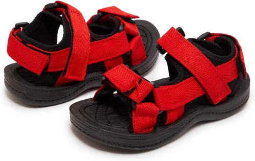 Skysole Sandalias de doble correa para niños, zapatos anfibios con suela de goma para playa, piscina, senderismo, caminar y deportes