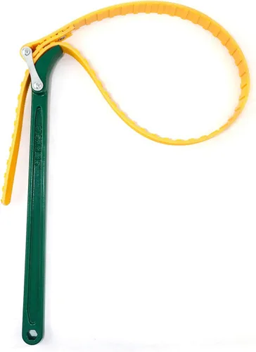 Miniatura 9 de QWORK Llave de correa de cinturón de 9 pulgadas, correa ajustable multiusos para filtro de aceite, llave de abridor de correa con correa ajustable