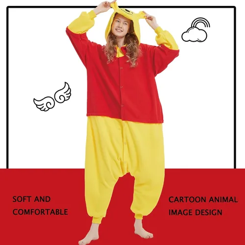 Miniatura 5 de SWEETXIN Pijama unisex para adultos y niños, para Halloween, Navidad, ropa de dormir, traje de cosplay para mujeres y hombres