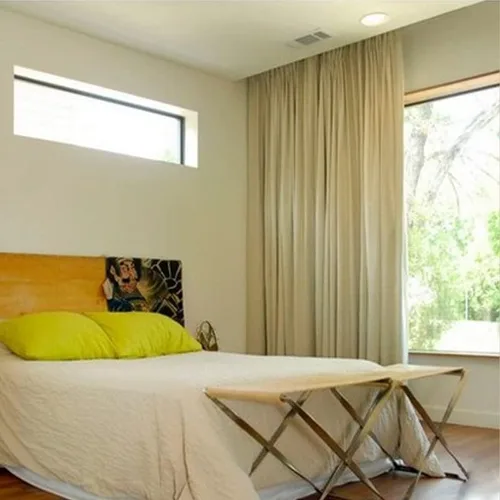 Miniatura 5 de Cortinas modernas para ventana, opacas con pliegues sólidos para ventana, tratamiento de ventana corrediza con ganchos de 4 puntas para dormitorio