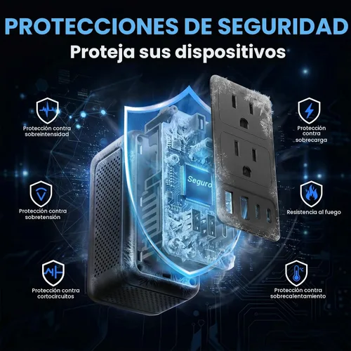 Miniatura 8 de Convertidor de voltaje de 2000 W 220 V a 110 V de EE. UU. a Europa para secador de pelo, convertidor para viajes europeos, adaptador de viaje con 2