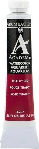 Miniatura 21 de Grumbacher Academy - Pintura de acuarela, 0.25 onzas, tono medio rojo cadmio (A029)
