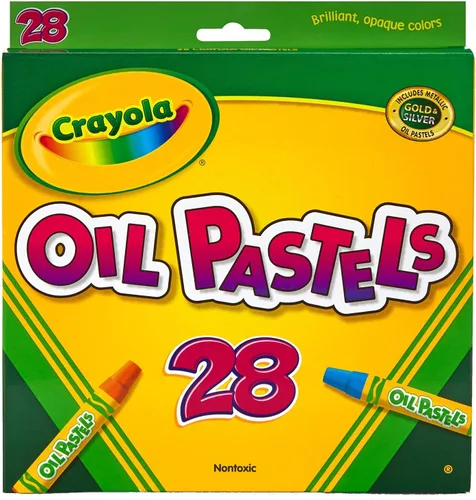 Crayolas Oil Pastels, caja de 16, 1-set, 1 paquete