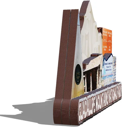 Miniatura 2 de Imán de madera del Parque Nacional de las Montañas de Guadalupe de los Estados Unidos 3D para nevera, recuerdos coleccionables, decoraciones
