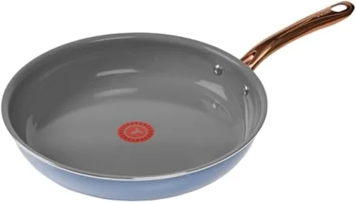 Miniatura 18 de T-Fal Revive Sartén Antiadherente de Cerámica de 12 Pulgadas para Freír, Apta para Horno hasta 350°F, Mango que se Mantiene Frío, Granito Gris
