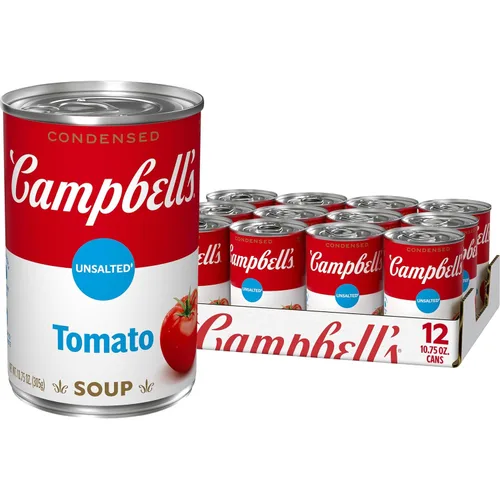 Miniatura 16 de Campbell's Condensed Healthy Request - Sopa de tomate, lata de 10.75 onzas (paquete de 12) (el embalaje puede variar)