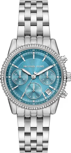 Miniatura 9 de Michael Kors Bryant - Reloj cronógrafo para mujer de acero inoxidable y cristal pavé