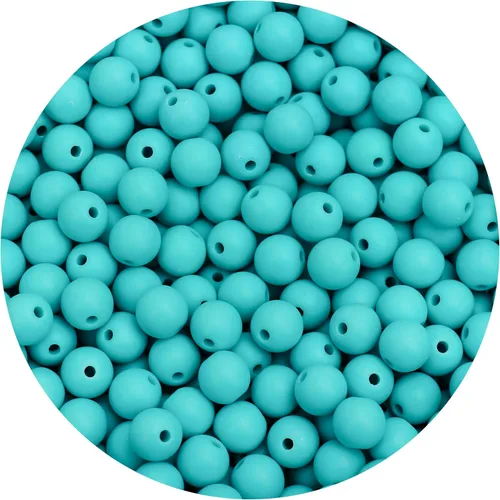 Miniatura 64 de BONNY BOXX 2000 piezas 4 mm cuentas redondas de acrílico de zafiro suave, bolas de plástico de chicle de burbujas, cuentas gruesas de bolas