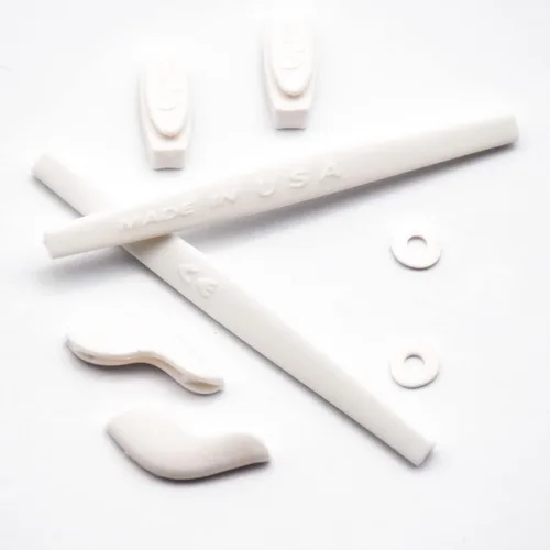 Miniatura 2 de Imytpft 2 White CompatibleReplacement Silicone Leg Set For Oakleys Juliet Sunglasses Rubber Kit