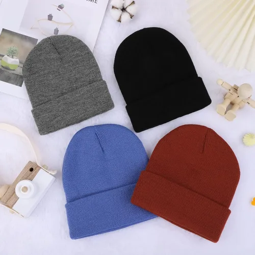Miniatura 4 de Cooraby Gorro de invierno cálido gorro de punto suave para hombres o mujeres