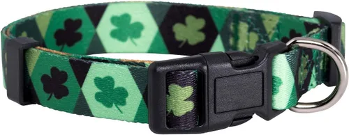 Miniatura 21 de Native Pup Collar de Perro con Bandera Americana - Rojo, Blanco y Azul - Collares Patrióticos para el 4 de Julio, EE.UU. - Ajustable para Perros