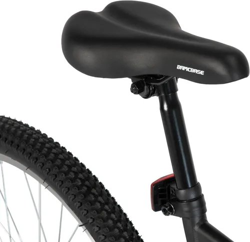 Miniatura 9 de Hiland Bicicleta de montaña de suspensión completa para hombre, 18 velocidades, rueda de 26 pulgadas, bicicleta de doble freno V para hombres