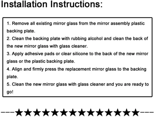 Miniatura 8 de Cristal de espejo compatible con lado del pasajero (parte superior plana) para Chevy GMC Tahoe, Silverado, Sierra, Yukon, Avalanche, Escalade
