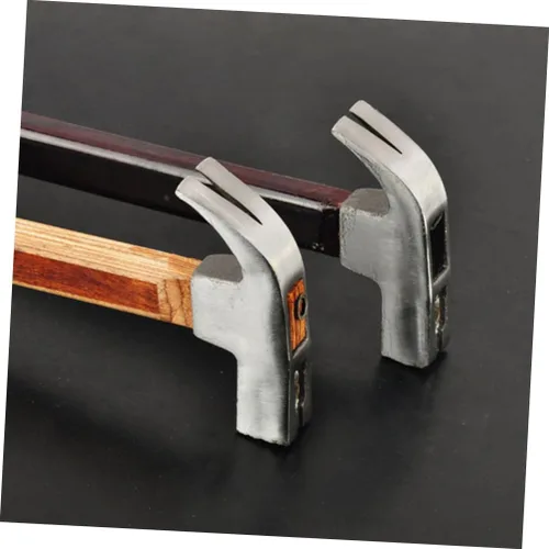 Miniatura 5 de TEHAUX Martillo de mango de madera profesional Cabeza de acero antideslizante para eliminación de uñas de martillo de garra Café