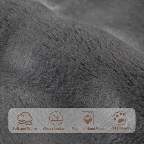 Miniatura 4 de Funda de terciopelo de felpa suave para sofá, funda antideslizante y esponjosa para sofá modular de 3 cojines, sofá L afilado, funda protectora