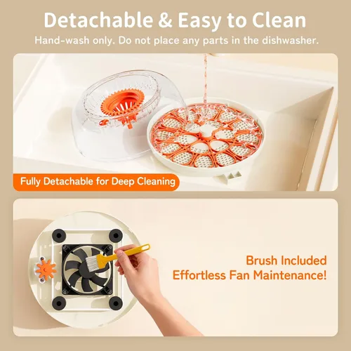 Miniatura 7 de APDOE Incubadoras de huevos para incubar huevos, control de temperatura y humedad, giro automático de huevos, vela de huevos, botella de agua