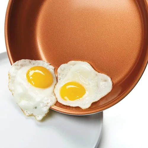 Miniatura 15 de Farberware Glide Ceramic Sartén Antiadherente / Sartén para Saltear / Sartén para Freír con Tapa y Mango Auxiliar - 4 Cuartos, Negro