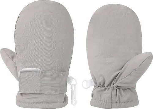Miniatura 3 de Urban Virgin Guantes de invierno para bebés y niños pequeños, con forro polar, cálidos, impermeables, guantes de nieve para niños y niñas