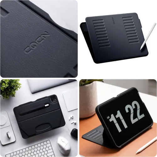 Miniatura 4 de ZUGU - Funda protectora ultra delgada para iPad Pro de 12.9 pulgadas de 5ª y 6ª generación de 2021/2022 con soporte, cubierta protectora delgada