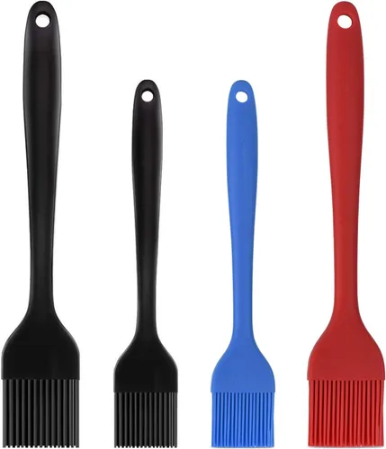 Miniatura 8 de Hhyn Juego de Cepillos de Silicona para Repostería 2 Piezas Resistente al Calor para Esparcir Aceite, Mantequilla, Salsa para Barbacoa, Parrilla