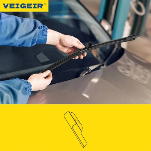 Miniatura 5 de Paquete de 2 limpiaparabrisas delantero de 26 + 19 pulgadas, compatibles con Tesla Model 3 2017-2023, Tesla Model Y 2020-2022