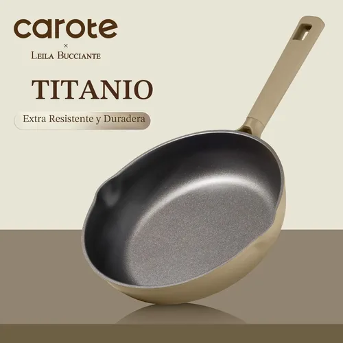 Miniatura 4 de CAROTE Juego de 31 ollas y sartenes, juego de utensilios de cocina antiadherentes de inducción de titanio, juego de cocina de granito no tóxico, sin