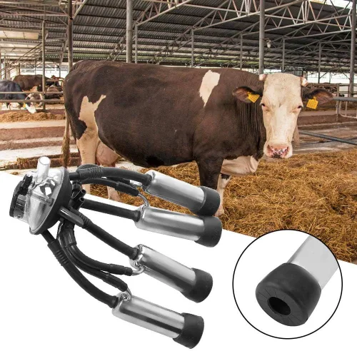 Miniatura 6 de Ordeño racimo, 240CC vaca ordeño grupo taza leche taza conjunto ordeñadora reemplazo leche garra racimo