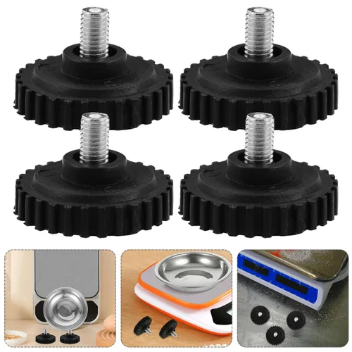 Miniatura 4 de BESTOYARD 4 piezas de repuesto de patas universales de goma y hierro antideslizantes para cocina digital, electrónica, joyería, básculas de alimentos