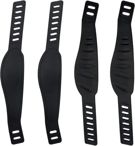 Miniatura 8 de Correas de pedal de bicicleta estática, correa universal resistente de longitud ajustable, se adapta a la mayoría de pedales de bicicleta, bicicleta