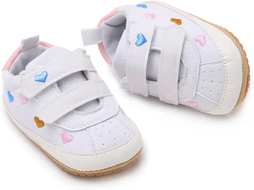 Miniatura 5 de SOFMUO Zapatos deportivos para bebés, niños y niñas, de piel sintética, antideslizantes, suela de goma suave, botines de vestir para niños pequeños