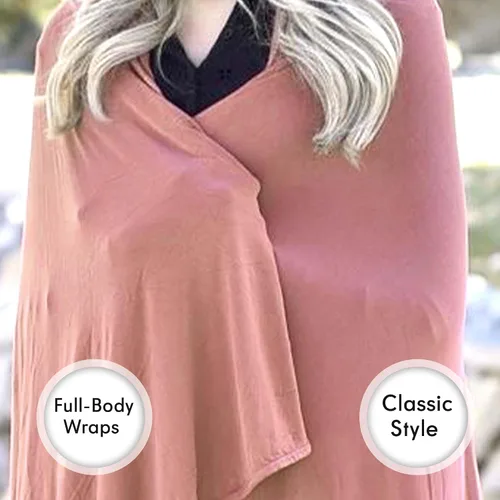Miniatura 26 de K E L O R Luxury Cooling Travel Blanket - Stretchy, Lightweight Soft & Breathable Shawl Wraps for Women