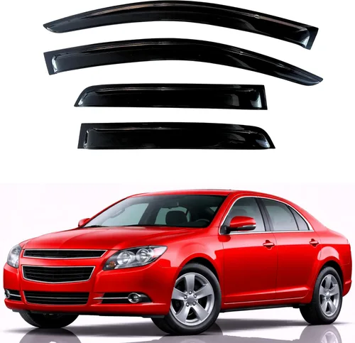 Miniatura 227 de KPY Visor de ventana compatible con Hyundai Tucson 2021-2025, 4 piezas de deflector de ventilación para ventana lateral, estilo Mugen, protector