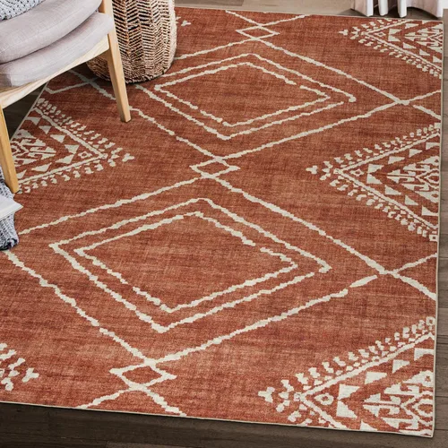 Miniatura 36 de ReaLife Rugs Alfombra Pasillo Lavable a Máquina - Sala de Estar Dormitorio Baño Cocina Entrada Oficina - Acolchada Pelo Bajo Resistente a Manchas
