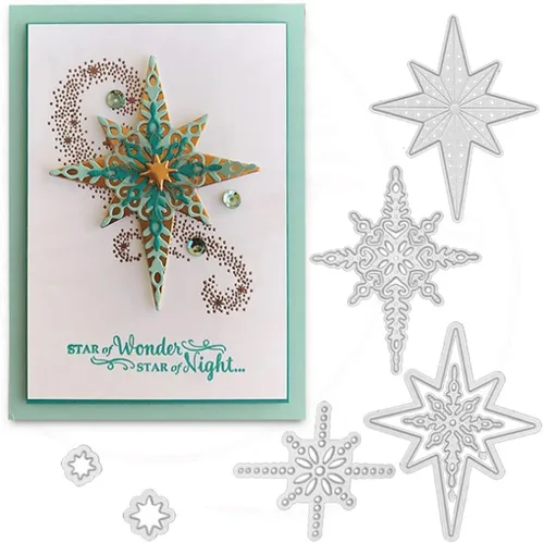 Mvchifay Troqueles de corte Happy Birthday Plantillas de metal para álbumes de recortes, herramienta de bricolaje para hacer tarjetas de papel en 6