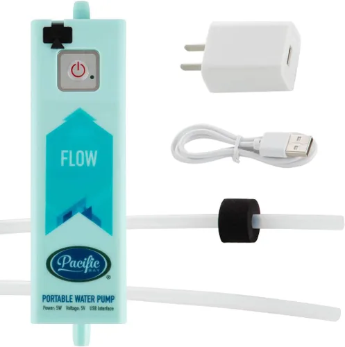 Pacific Bay Bomba automática portátil/sistema de filtración de agua - para acampar o supervivencia en el desierto - Supervivencia de agua potable de