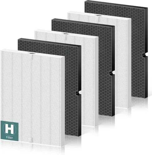Miniatura 16 de 116130 Filtro de Repuesto H Removedor de Humo para Purificador de Aire Winix 5500-2 AM80 Plasmawave, Paquete Combinado de Filtro HEPA Verdadero