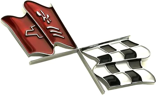 Miniatura 4 de 1 emblema de nariz frontal para Corvette C3 1968-1972 (cromado)