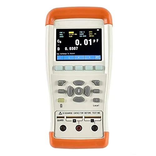 ATO Medidor LCR portátil, 50 Hz ~ 100 kHz y 100Hz ~ 10 kHz, instrumento de medición portátil de alta precisión (100 Hz ~ 10 kHz)
