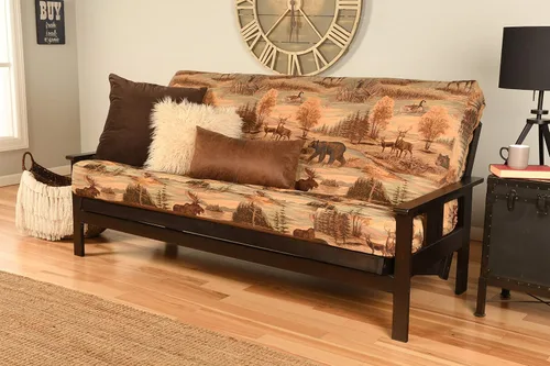 Miniatura 33 de Kodiak Furniture Monterey Marco de Futón con Acabado Butternut, Full, Solo marco