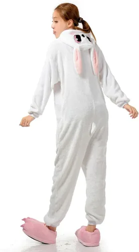Miniatura 3 de MizHome - Pijama de conejo blanco para cosplay