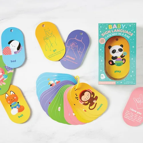 Miniatura 2 de Hola!Lucky Baby's First Words Sign Language Tarjetas Flash (BFC4-25419)