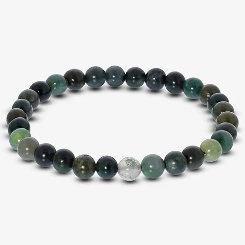 Miniatura 499 de Gem Avenue Handmade Round Bead Stretch Bracelet Unisex Natural Stone Beaded Jewelry for Men & Women, Elastic Wristband for Daily Wear