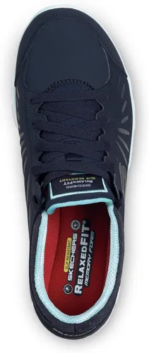 Miniatura 5 de Skechers Work Stacey - Tenis de trabajo con punta suave para mujer, antiderrapante, perfil bajo