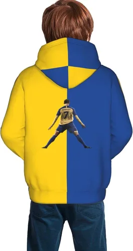 Miniatura 2 de LUJA DLING Ronaldo #7 Cr7 - Sudadera con capucha para adolescentes con bolsillo