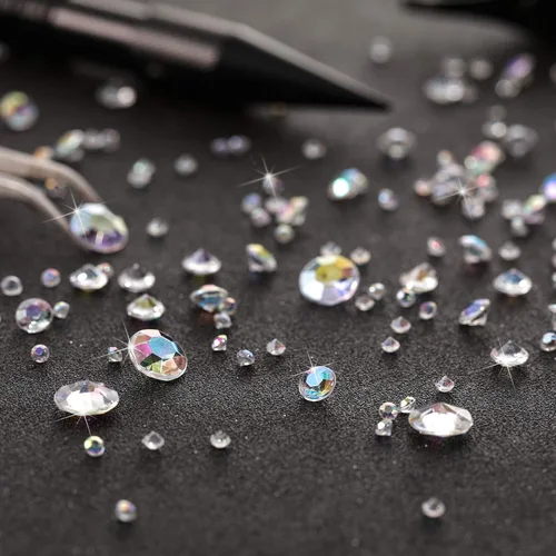 Miniatura 5 de Hicarer 7000 piezas de decoración de diamantes brillantes, relleno de jarrón con diamantes brillantes, gemas acrílicas para esparcir en mesa