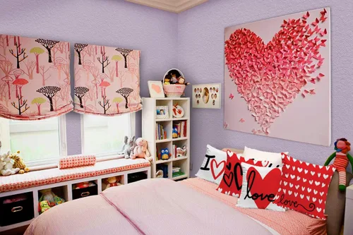 Miniatura 2 de Juego de 4 fundas de almohada decorativas para el día de San Valentín de 18 x 18 pulgadas, diseño de arpillera de corazón, fundas de cojín y cojines