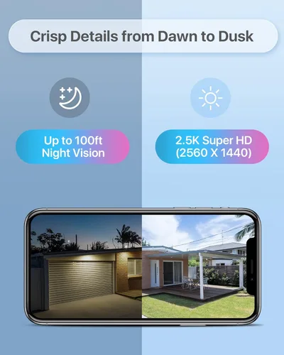 Miniatura 4 de ZOSI ZG1804E Cámara adicional de 4MP con audio, cámara de seguridad PoE para exteriores con visión nocturna, detección humana inteligente, IP66