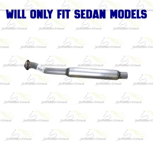 Miniatura 4 de Resonador de Escape Tubo en Y y Par de Kit de Silenciador Compatible para Subaru Impreza 2.5L 2008-2011 Acero Inoxidable Northeastern Exhaust